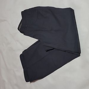 MEC grey organic cotton lightweight flared trouser women's size 6